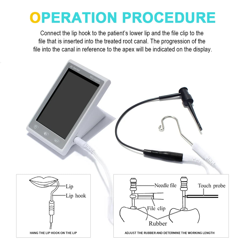 AI-AL-Micro Dental Laboratory Endodontic AL-Micro Mini Apex Locator Surgical Root Canal Instruments Portable Machine