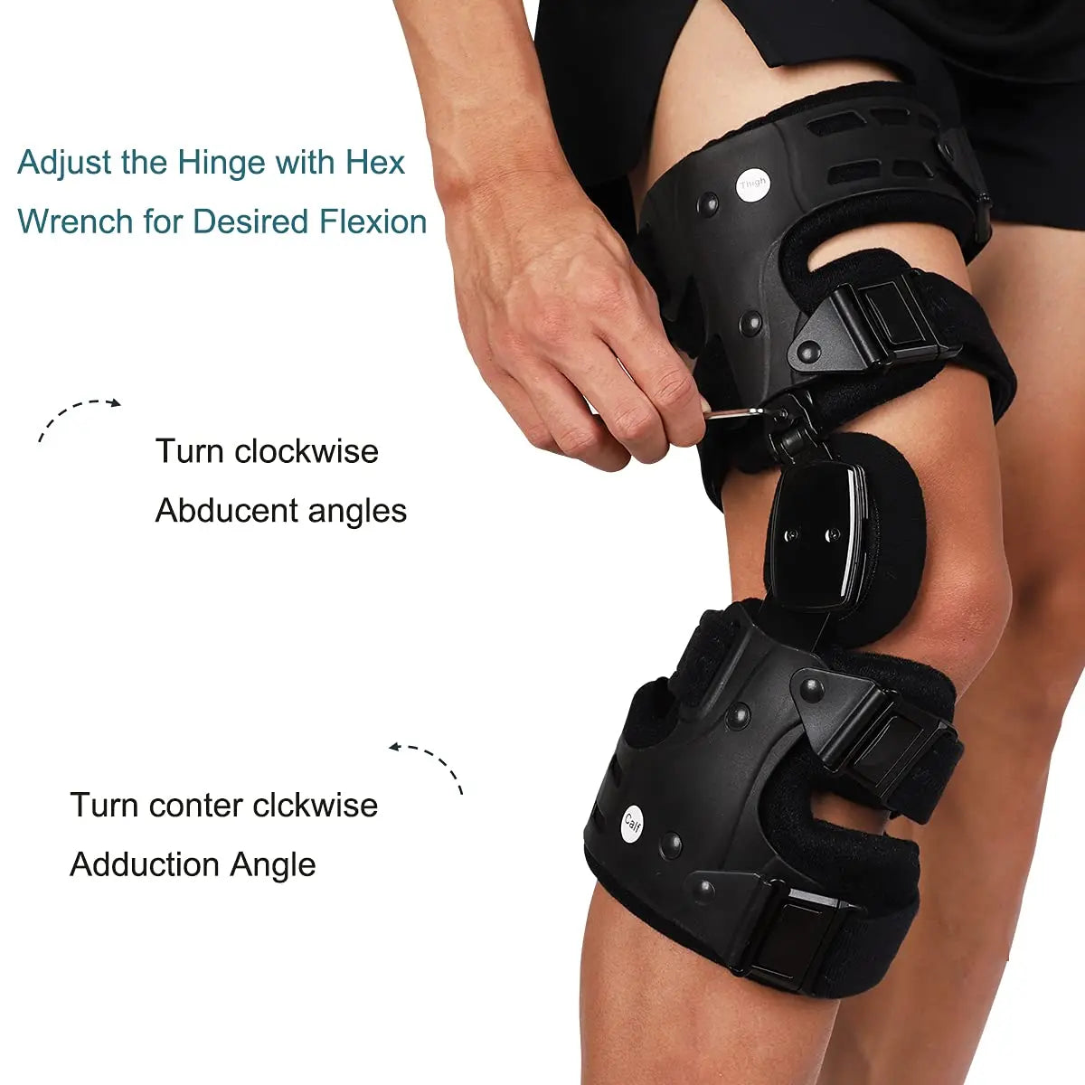 KOMZER OA Unloader Knee Brace, Osteoarthritis of the Bone on Bone Knee Support, Rheumatoid Arthritis Joint Pain and Degeneration