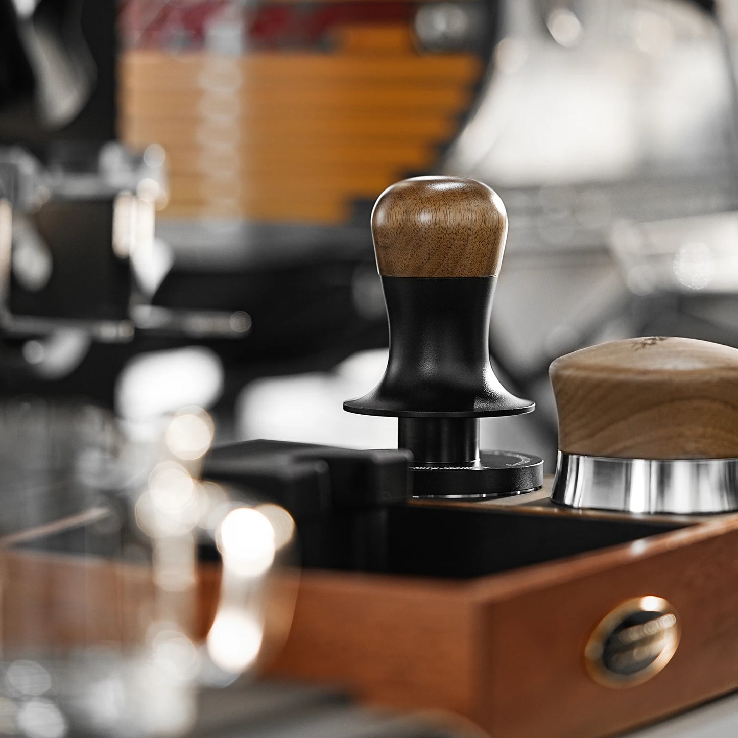 MHW-3BOMBER 30lb Constant Pressure Coffee Tamper 51mm 53mm 58mm Espresso Tampers with Calibrated Spring Loaded Barista Tool