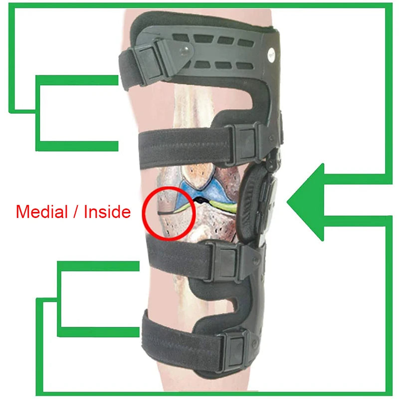 KOMZER OA Unloader Knee Brace, Osteoarthritis of the Bone on Bone Knee Support, Rheumatoid Arthritis Joint Pain and Degeneration