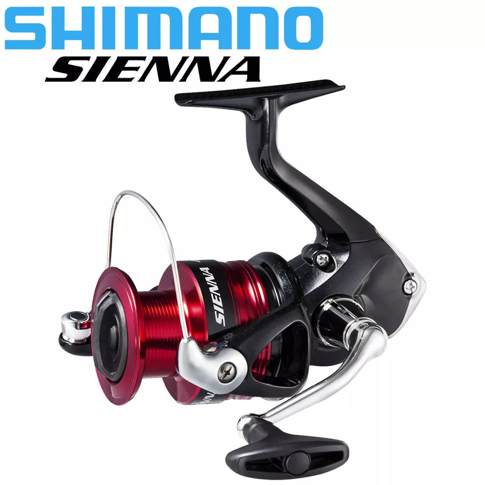 Shimano Sienna Original Spinning Fishing Reel Seawater Freshwater 500-4000 Ar-C Spool 3D Gear  Fishing Tackle Fish Reel Pesca