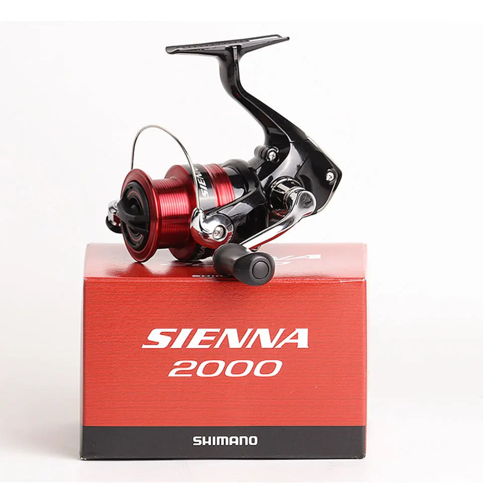 Shimano Sienna Original Spinning Fishing Reel Seawater Freshwater 500-4000 Ar-C Spool 3D Gear  Fishing Tackle Fish Reel Pesca