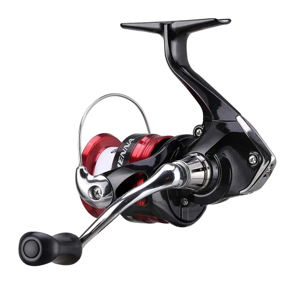 Shimano Sienna Original Spinning Fishing Reel Seawater Freshwater 500-4000 Ar-C Spool 3D Gear  Fishing Tackle Fish Reel Pesca