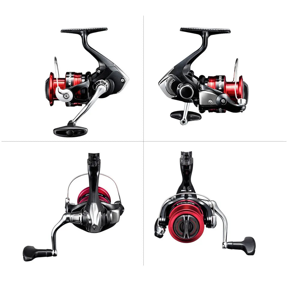 Shimano Sienna Original Spinning Fishing Reel Seawater Freshwater 500-4000 Ar-C Spool 3D Gear  Fishing Tackle Fish Reel Pesca