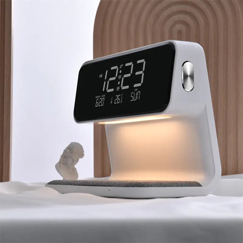 Bedside 3 In 1 LCD screen Alarm Clock